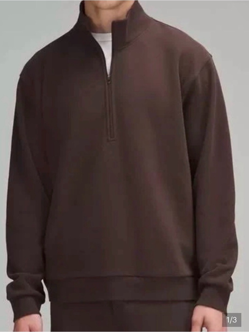 Lululemon Steady State Half Zip - Espresso
